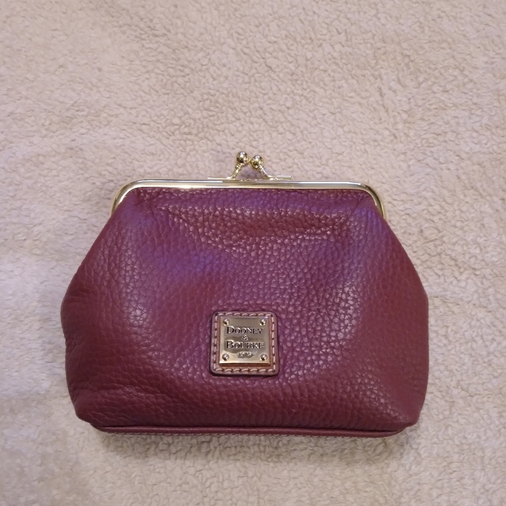 Dooney & Bourke Large Frame Purse in color "Wine"